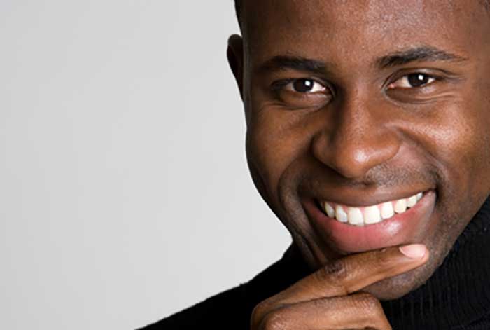 Man smiling after professional teeth cleaning in McAllen, TX
